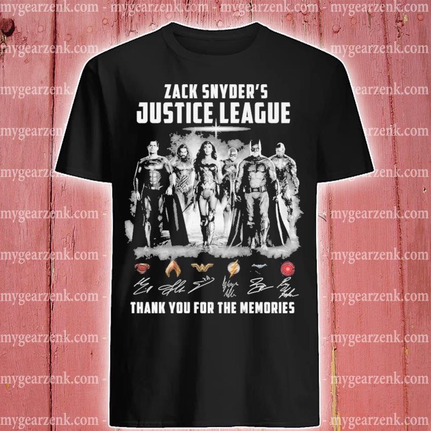 zack snyder's justice league shirt