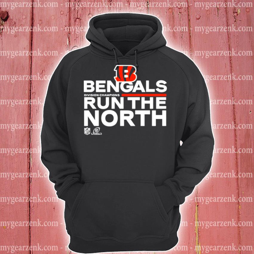 Cincinnati Bengals Run The North 2021 AFC North Division Champions Trophy  Collection Shirt,Sweater, Hoodie, And Long Sleeved, Ladies, Tank Top