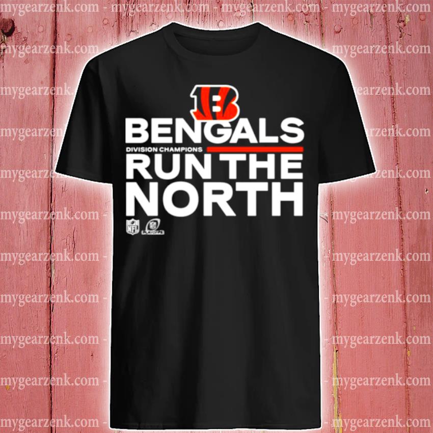 Cincinnati Bengals Run The North 2021 AFC North Division Champions Trophy  Collection Shirt, hoodie, sweater, long sleeve and tank top