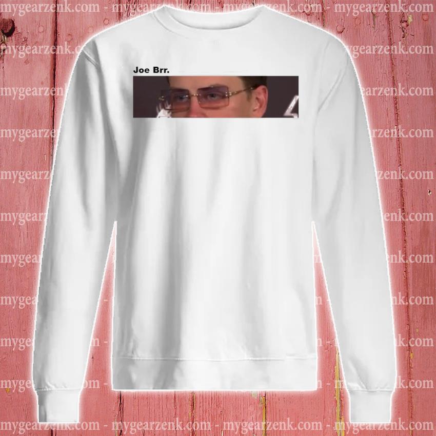 Official Barstool Sports Store Joe Brr Joe Burrow Crewneck T-shirt