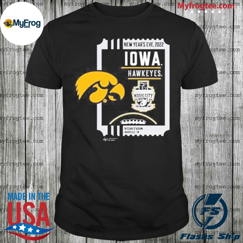 2022 Iowa Hawkeyes Transperfect Music City Bowl shirt