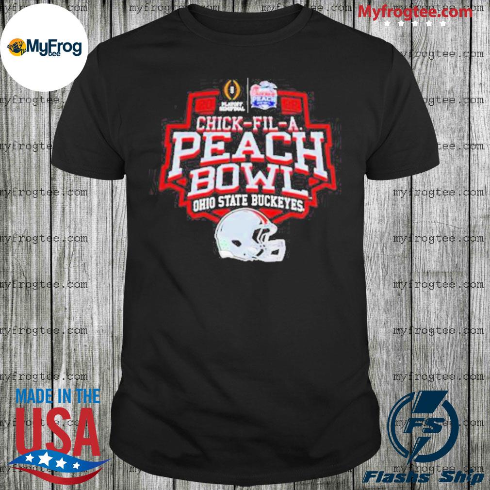 2022 Playoff Semifinal Chick-Fil-A Peach Bowl Ohio State Buckeyes New DesignShirt