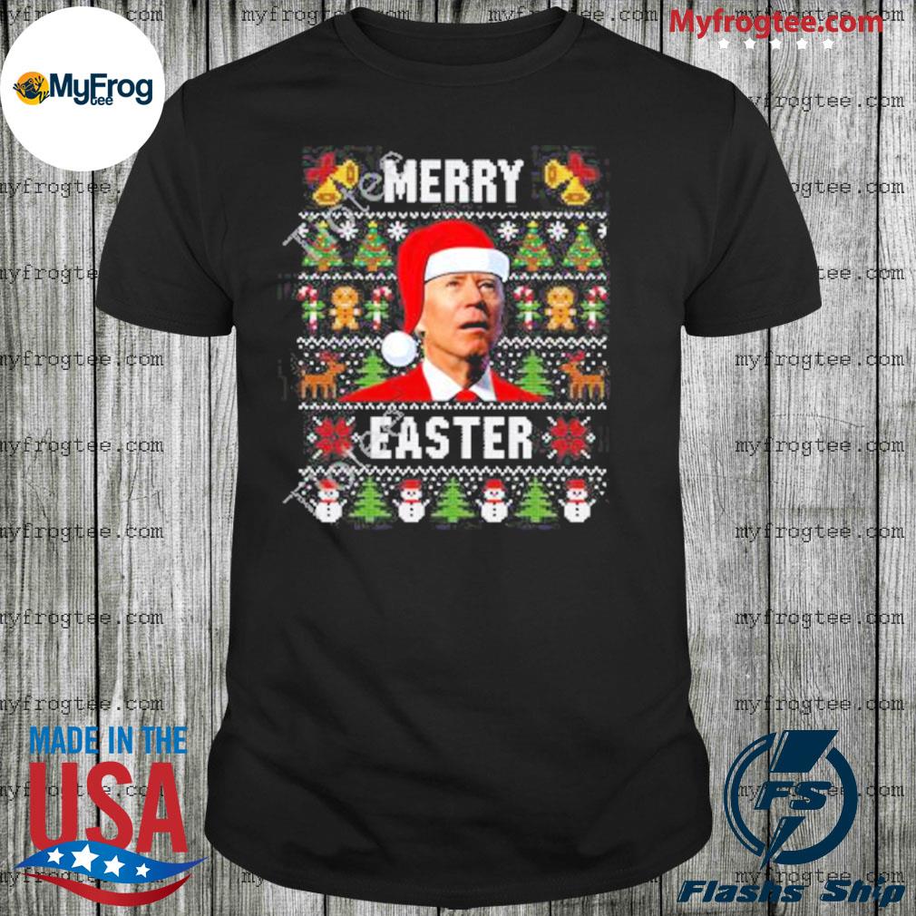 Clown World Joe Biden Christmas Merry Easter sweater