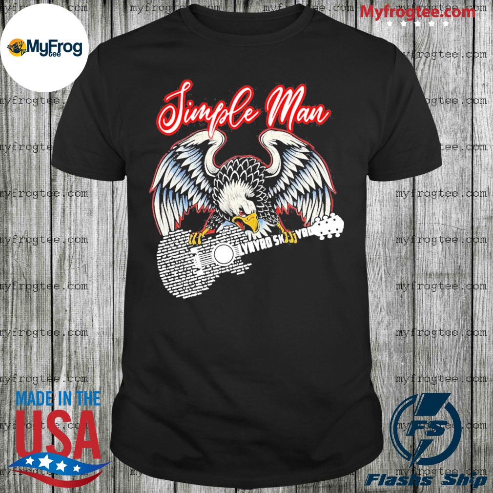 Eagle Simple Man Lynyrd Skynyrd Guitar T-shirt