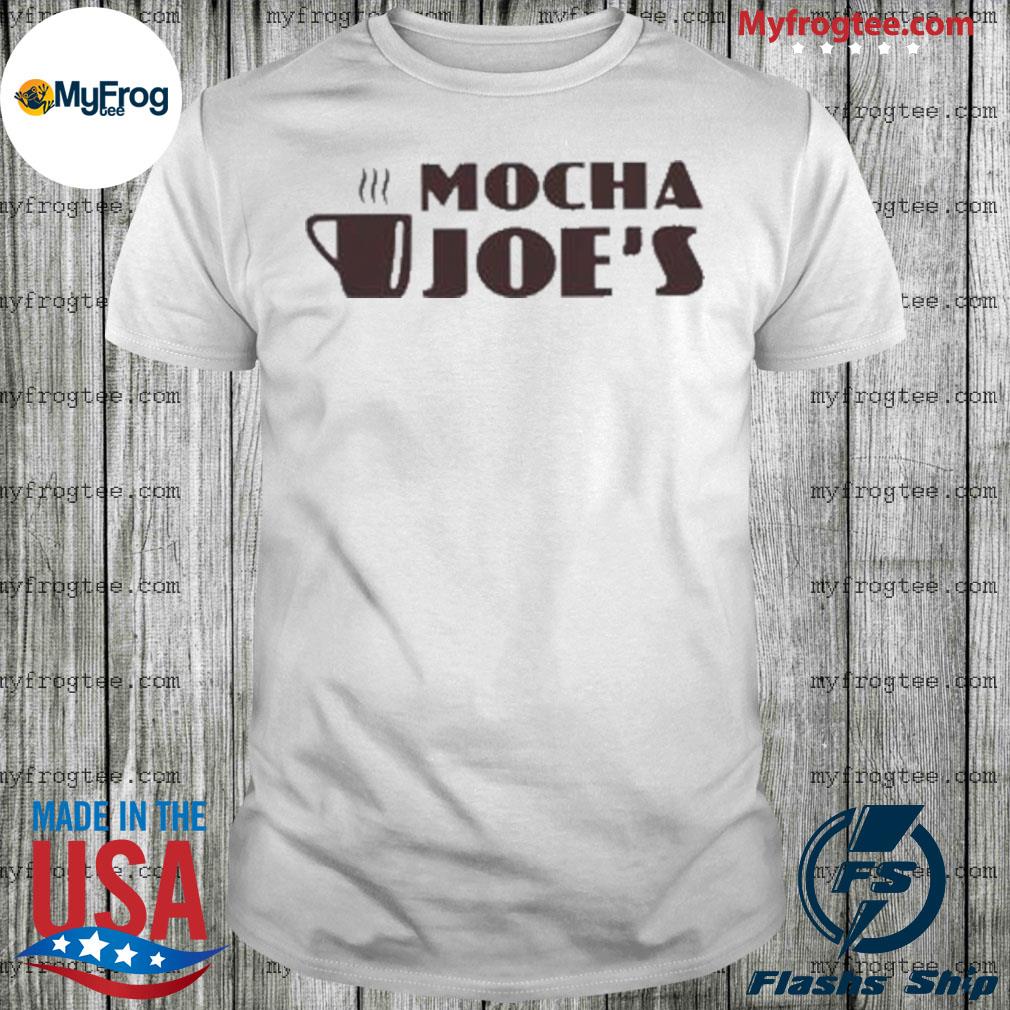 Mocha joe's coffee shop seinfeld coffee cup shirt