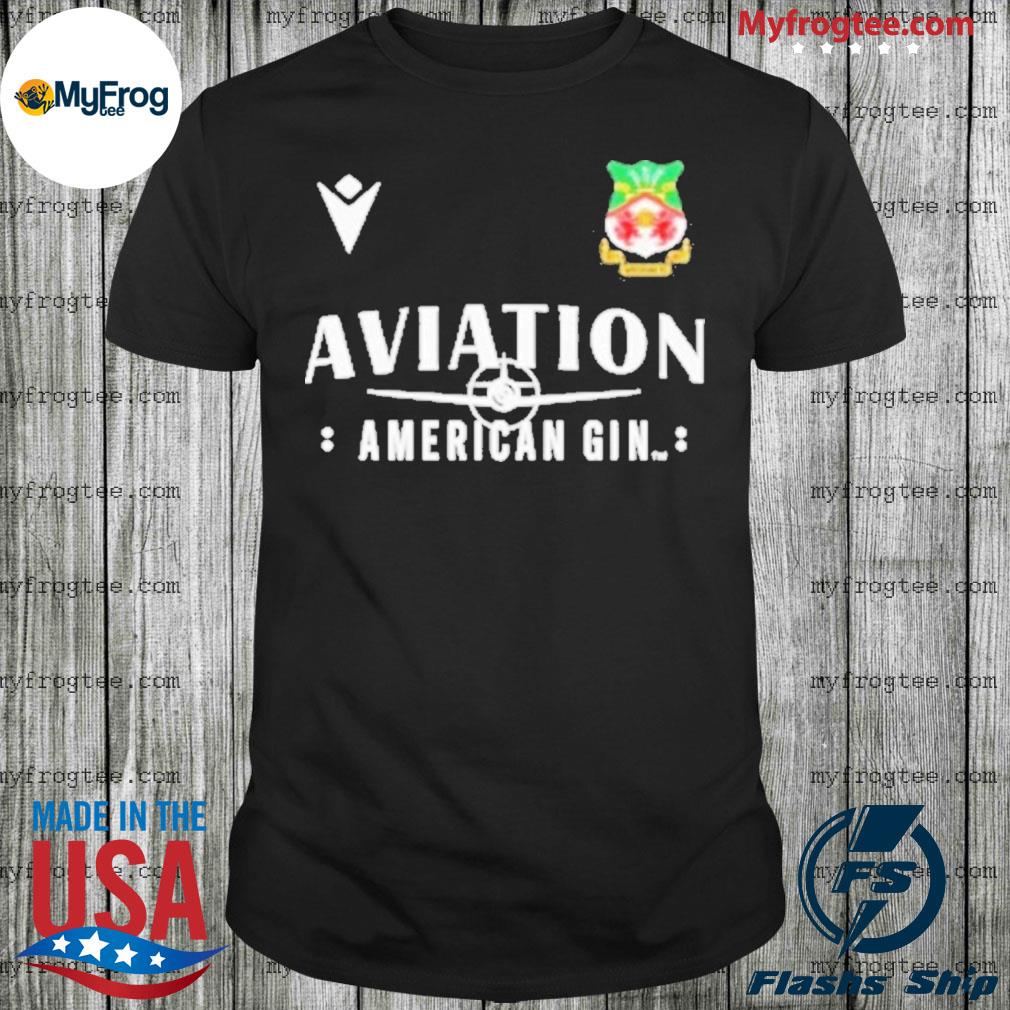 Official Wrexham aviation American gin shirt