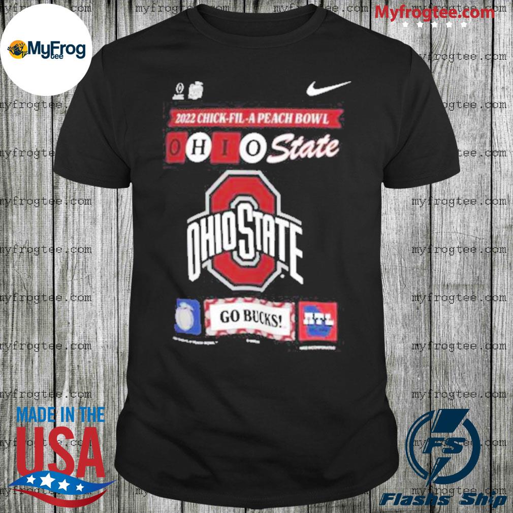 Ohio state buckeyes nike college Football playoff 2022 peach bowl illustrated sweat shirt