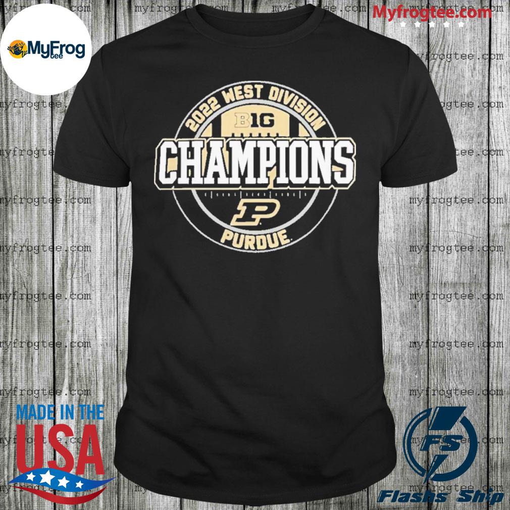 Purdue 2022 Champions T-Shirt, Purdue West Division Big 10 Champion 2022 Shirt