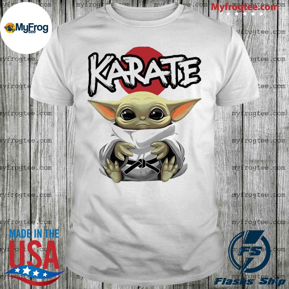 Star Wars Baby Yoda Hug Karate Shirt