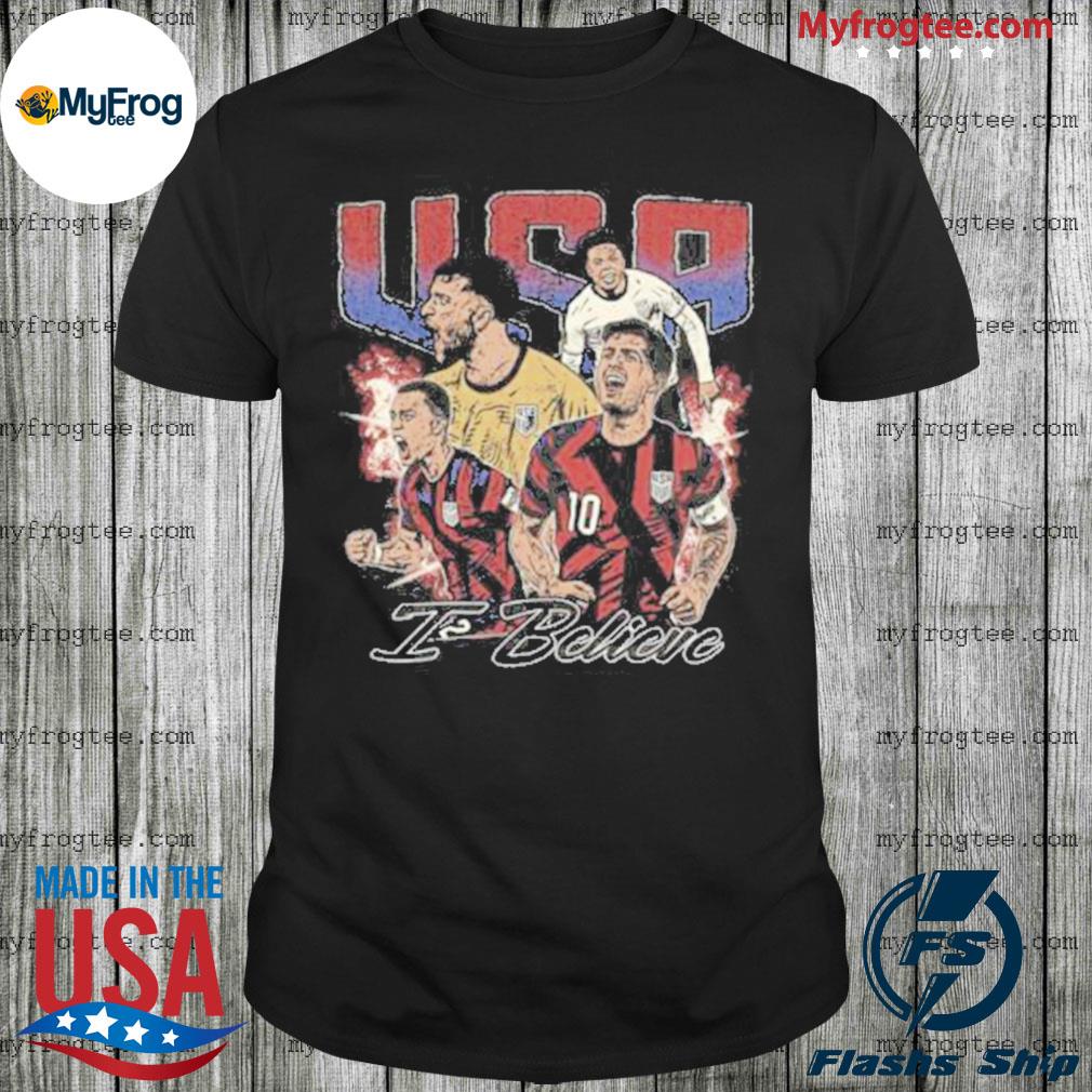 Team Usa Soccer Bootleg I Believe Vintage Shirt