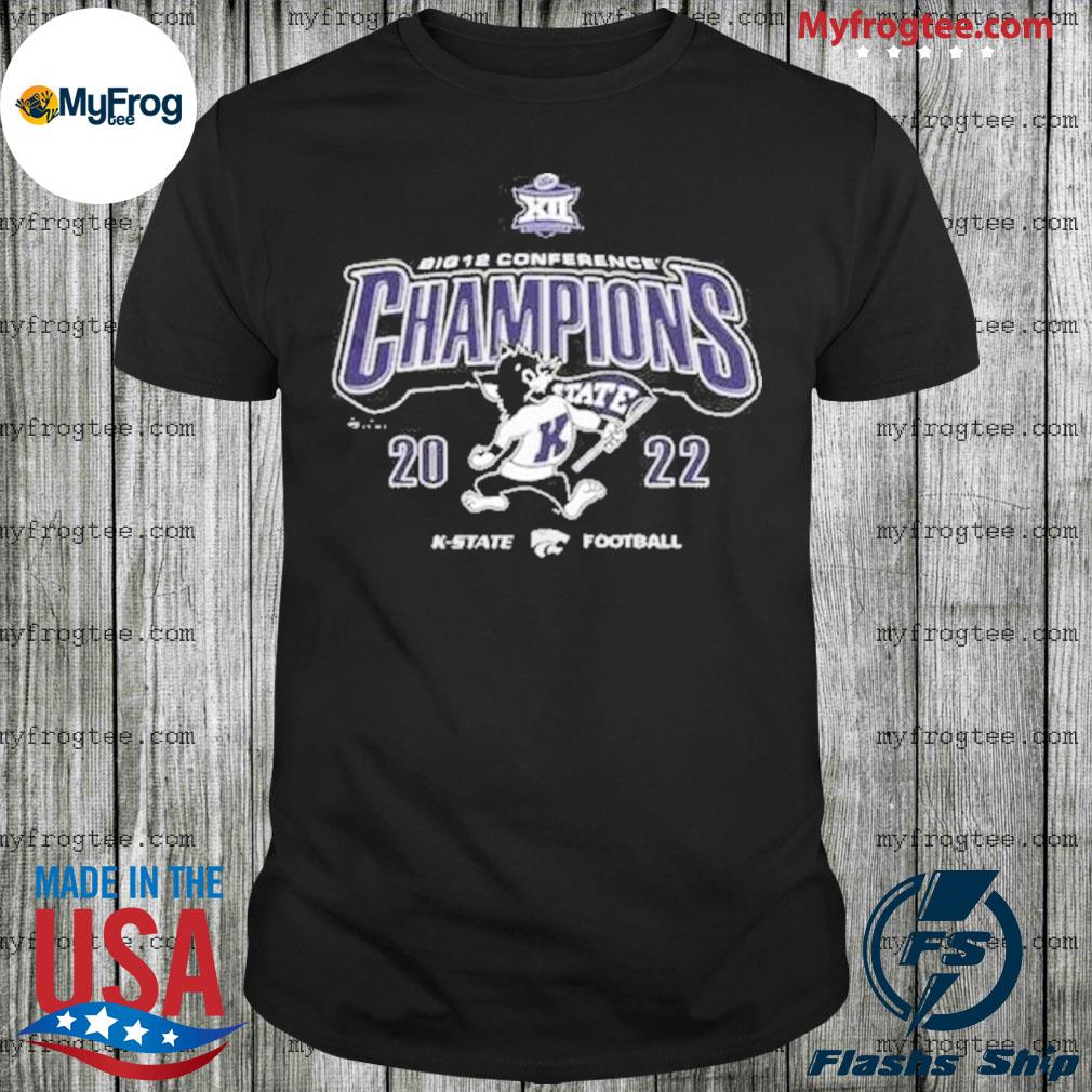 The cats kstate wildcats 2022 big 12 Football champions hooded shirt
