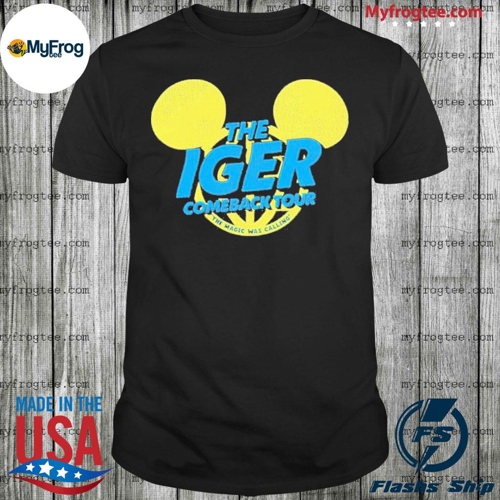 The iger comeback tour logo shirt