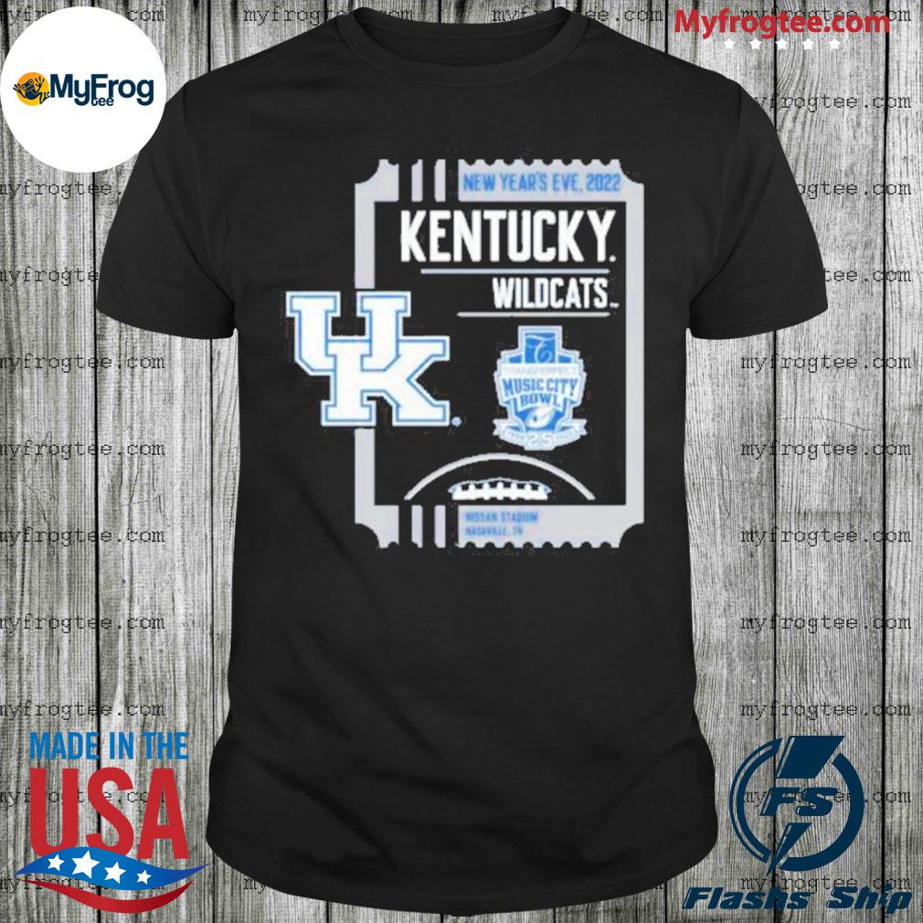 The University Of Kentucky 2022 TransPerfect Music City Bowl Tee Shirt