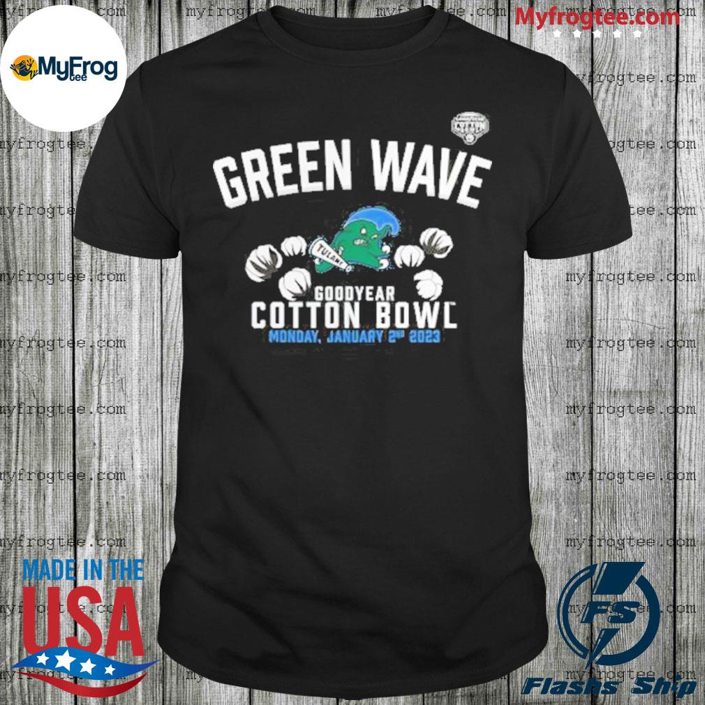 Tulane Green Wave 2023 Cotton Bowl Gameday Stadium Tee Shirt