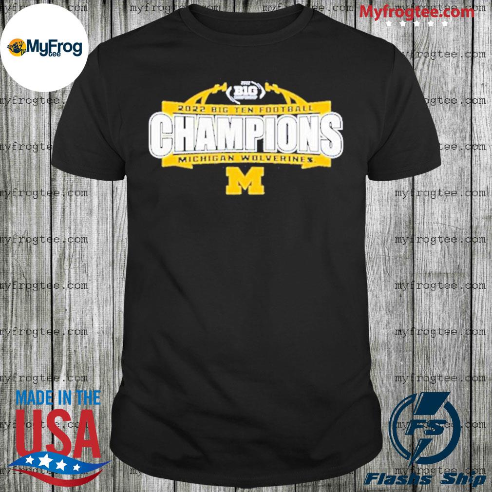 University of Michigan Football 2022 big ten champions shirt