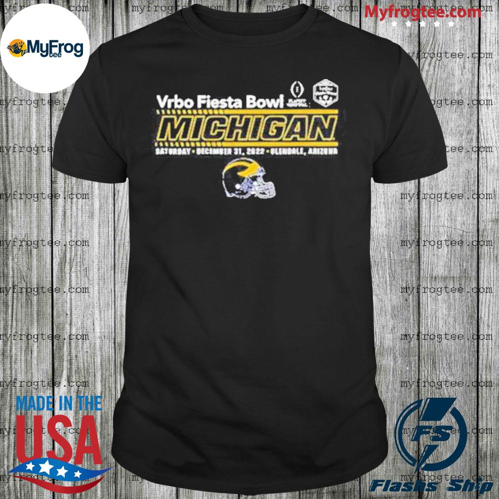 Vrbo fiesta bowl Michigan wolverines 2022 shirt