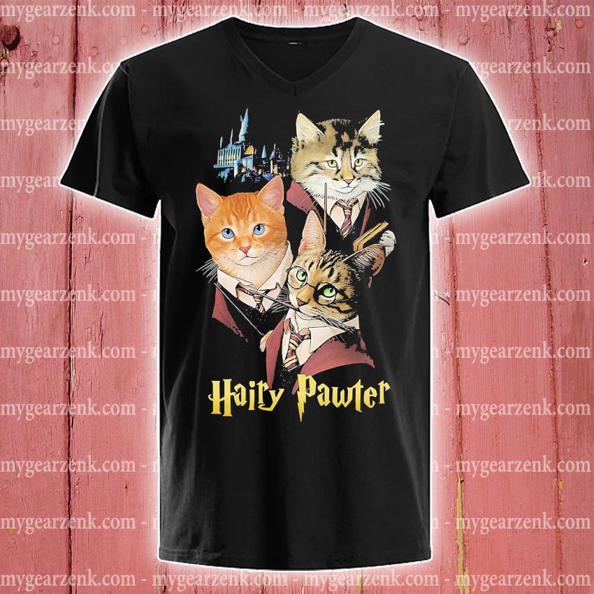 hairy pawter cat shirt