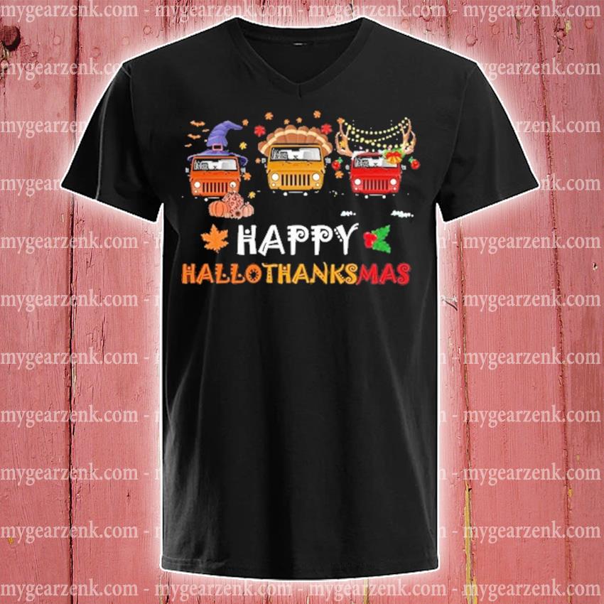 happy hallothanksmas shirts