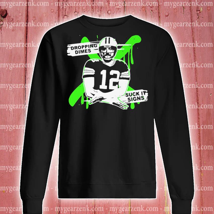 Aaron rodgers dropping dimes best sale t shirt