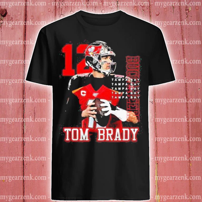 12 Tom Brady Tampa Bay Buccaneers T-Shirt, hoodie, sweater, long sleeve and  tank top