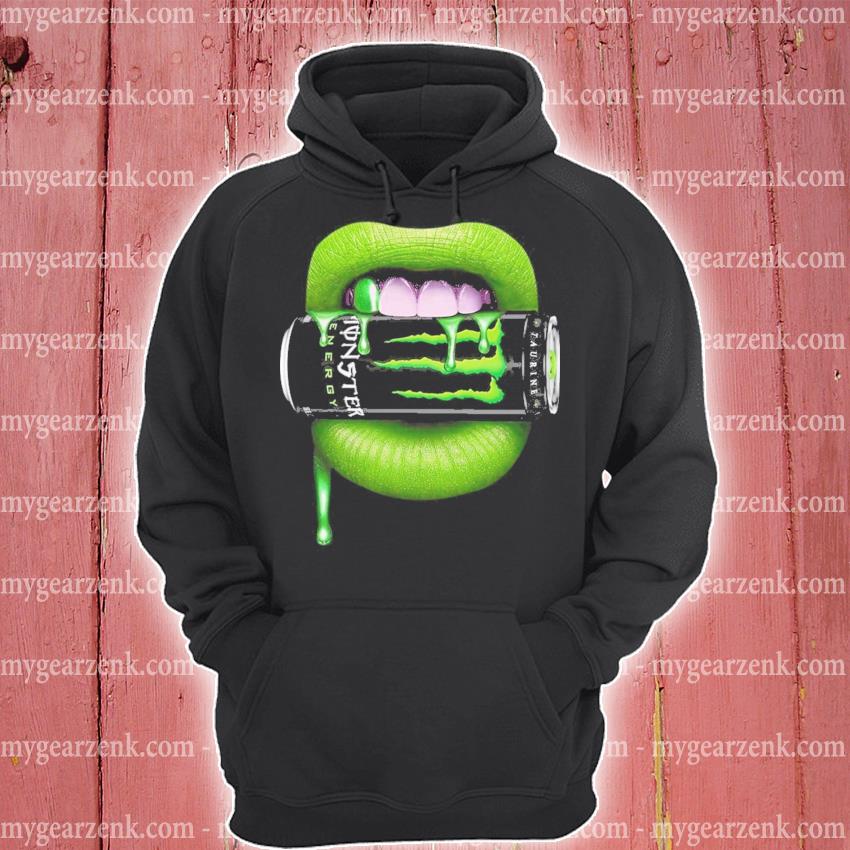 Lip Green and Monster Energy shirt, hoodie, sweater and long sleeve