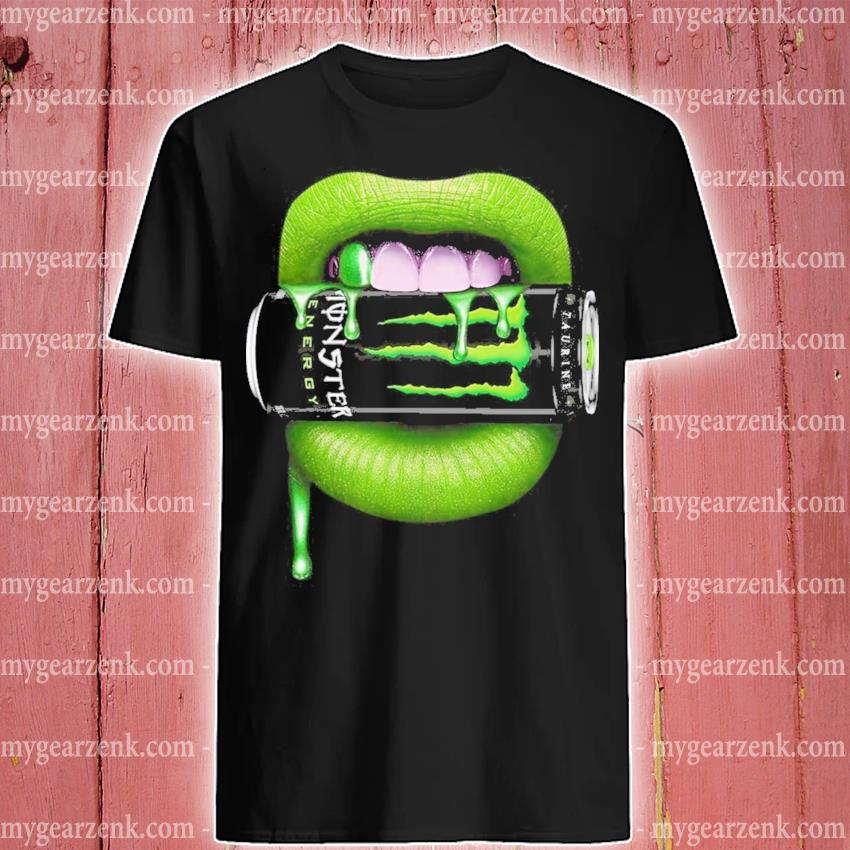 Lips Monster energy shirt, hoodie, sweater, long sleeve and tank top