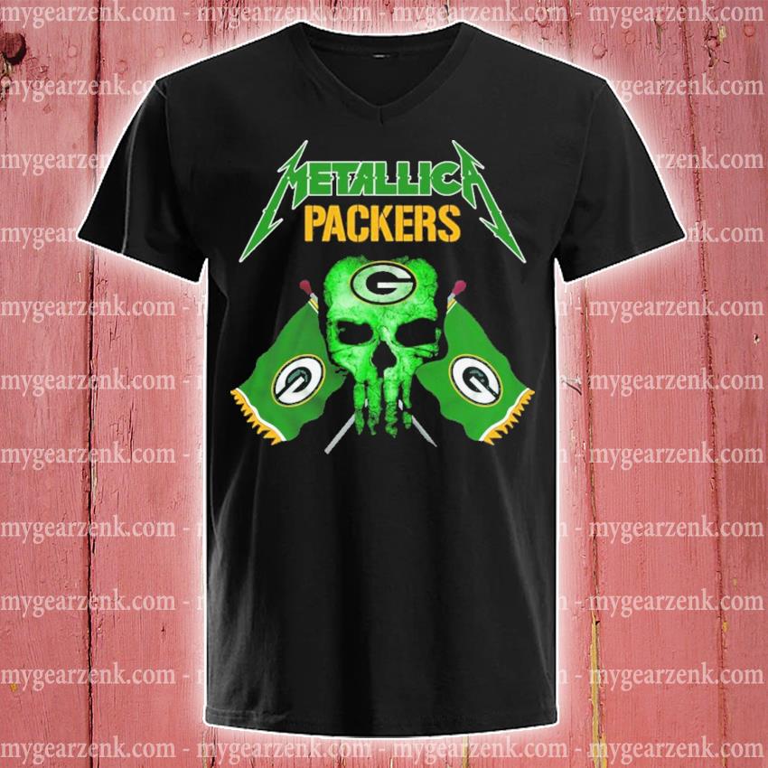 Metallica Green Bay Packers Shirt In 2022