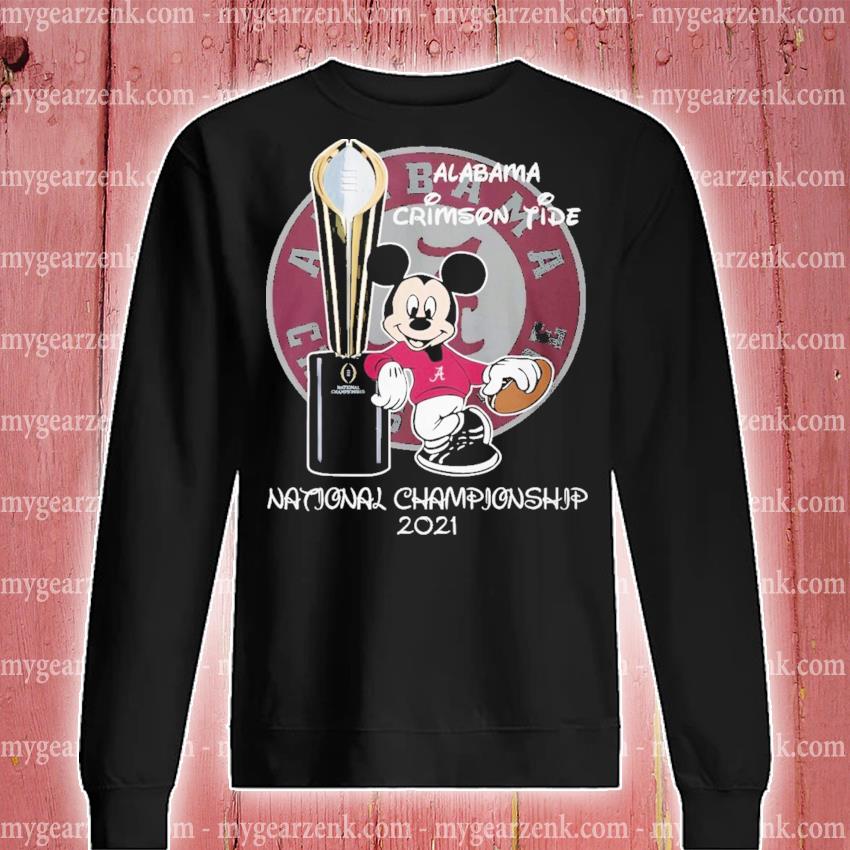 Mickey Mouse Alabama Crimson Tide National Championship 2021 shirt